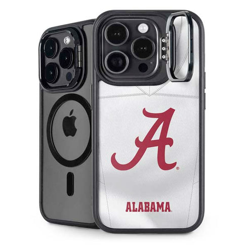 University of Alabama White Jersey iPhone 15 Pro Kickstand Case